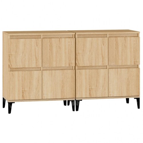 Skænke 2 stk. 60 x 35 x 70 cm - sonoma-eg