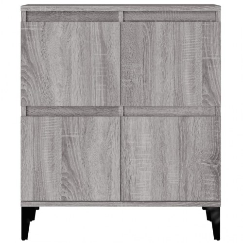 Skænke 3 stk. 60 x 35 x 70 cm - grå sonoma-eg