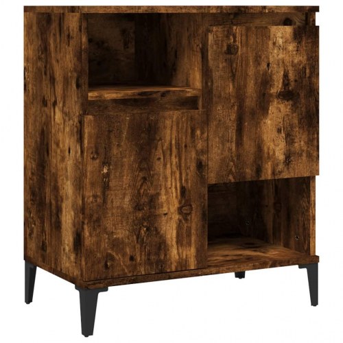 Skænke 2 stk. 60×35×70 cm i konstrueret træ - røget egetræsfarve