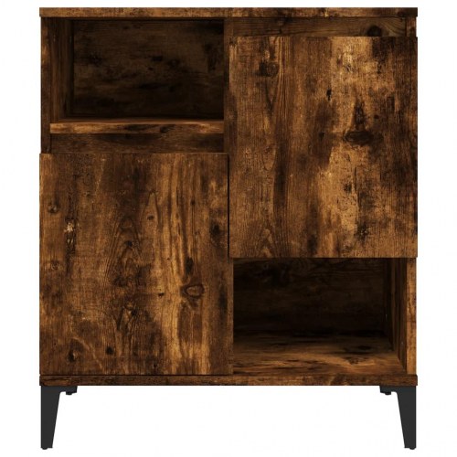 Skænke 2 stk. 60×35×70 cm i konstrueret træ - røget egetræsfarve