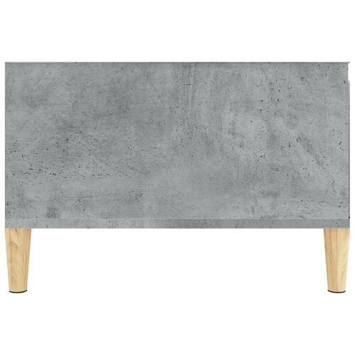 Sofabord 55x55x36,5 cm konstrueret træ betongrå
