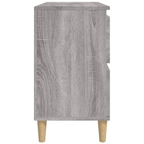 Underskab til håndvask 80 x 33 x 60 cm - grå sonoma-eg