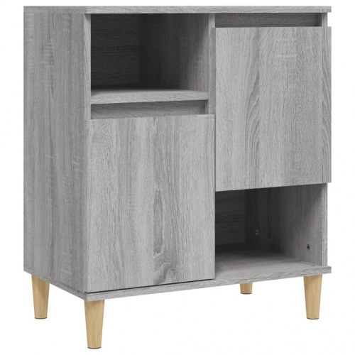 Skænke 3 stk. - grå sonoma-eg 60 x 35 x 70 cm