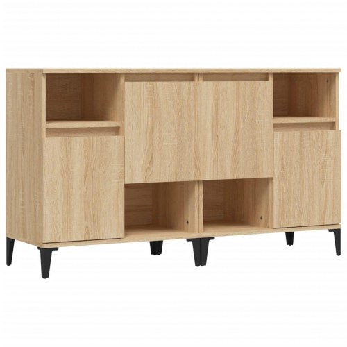 Skænke 2 stk. 60×35×70 cm i konstrueret træ - sonoma-eg