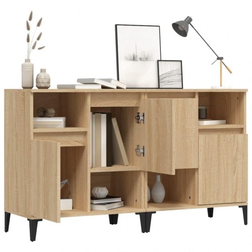 Skænke 2 stk. 60×35×70 cm i konstrueret træ - sonoma-eg