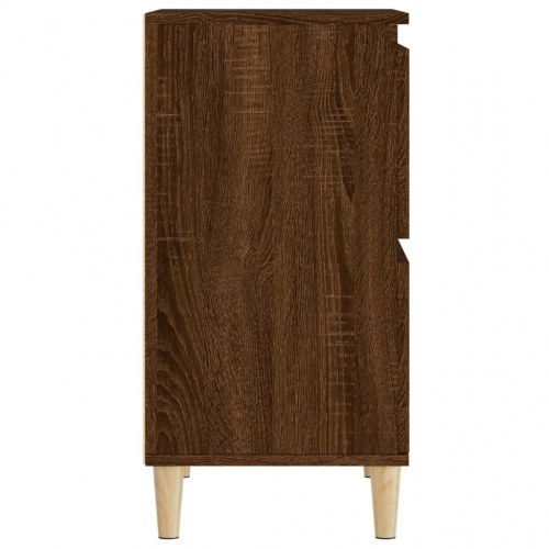 Skænke 3 stk. 60x35x70 cm konstrueret træ brun egetræsfarve