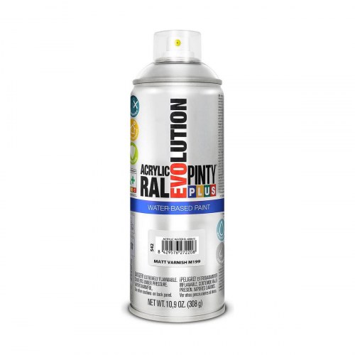 Spraymaling vandbaseret Pintyplus Evolution M199 mat - farveløs, 400 ml