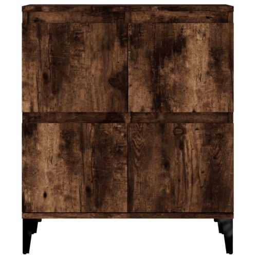 Skænk 60x35x70 cm konstrueret træ røget egetræsfarve