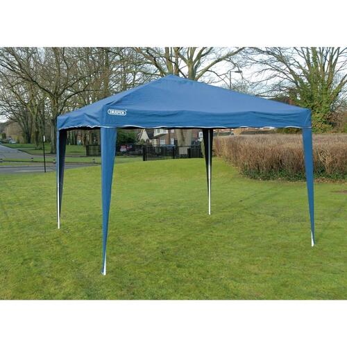 foldbar pavillon 3x3 m blå