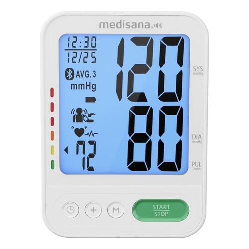 blodtryksmåler til overarm stemmefunktion BU 586 voice hvid