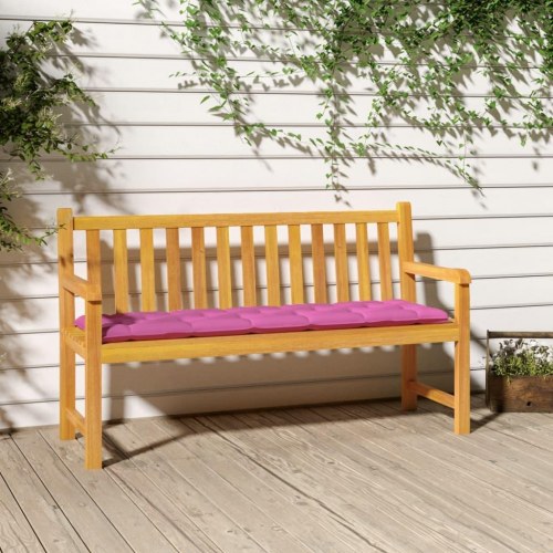 Hynde til havebænk 180×50×7 cm i oxfordstof - pink