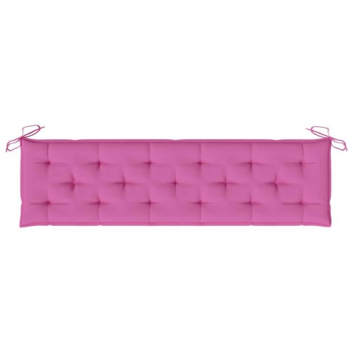 Hynde til havebænk 180×50×7 cm i oxfordstof - pink