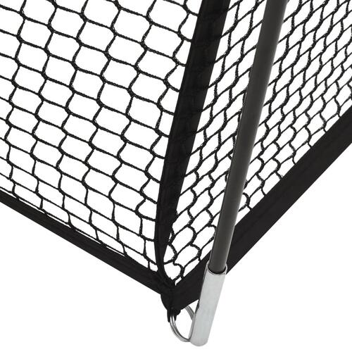 Batting cage net til baseball 900x400x250 cm polyester sort