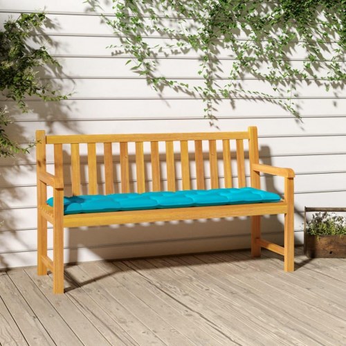 Hynde til havebænk 180 × 50 × 7 cm - oxfordstof, turkis