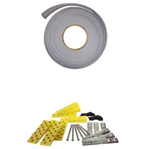 Hoveddør 98x208 cm PVC antracitgrå