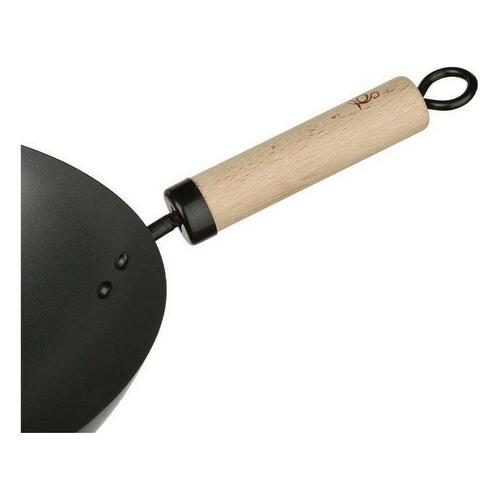 Secret de Gourmet wokpande - sort rustfrit stål, Ø 35 cm