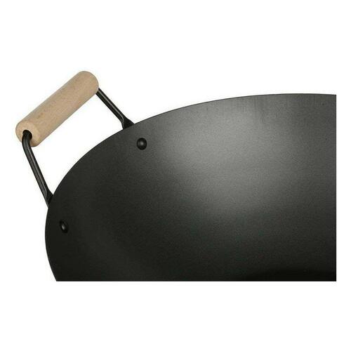 Secret de Gourmet wokpande - sort rustfrit stål, Ø 35 cm