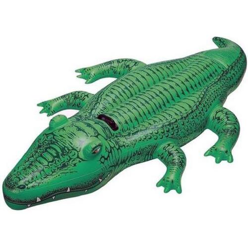 Oppustelig Figur til Pool Intex Krokodille (168 X 86 cm)