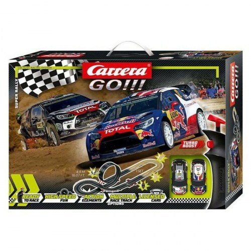 Carrera GO!!! Super Rally væddeløbsbane - 4,9 m