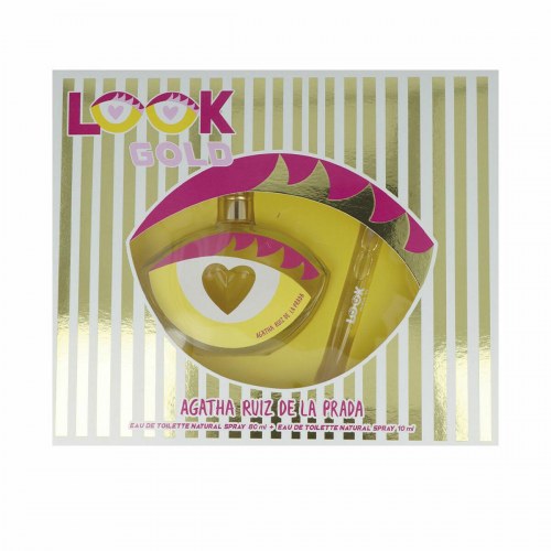 Parfume gaveæske til kvinder Agatha Ruiz De La Prada Look Gold - 2 dele