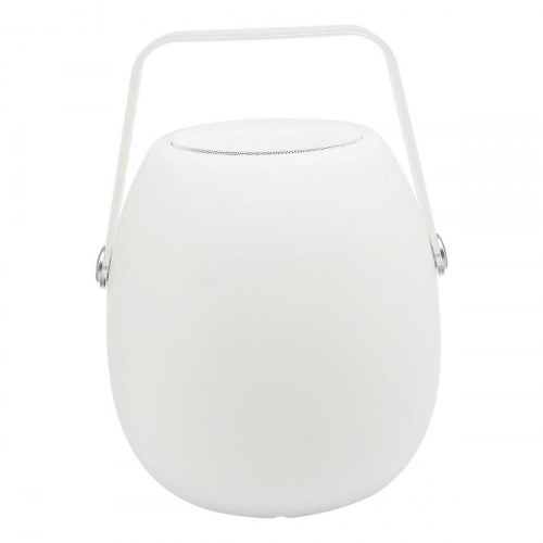 Lumisky SO PLAY Bluetooth-højtaler med LED-lampe - 10 W, hvid