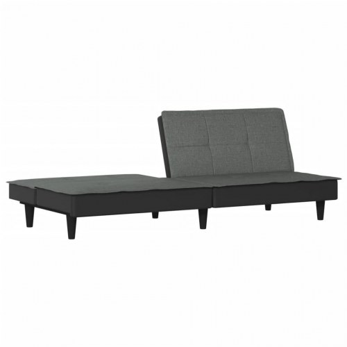 Sovesofa i stof - mørkegrå