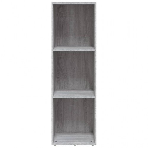 Bogreol/tv-bord 36×30×114 cm i konstrueret træ - grå sonoma-eg
