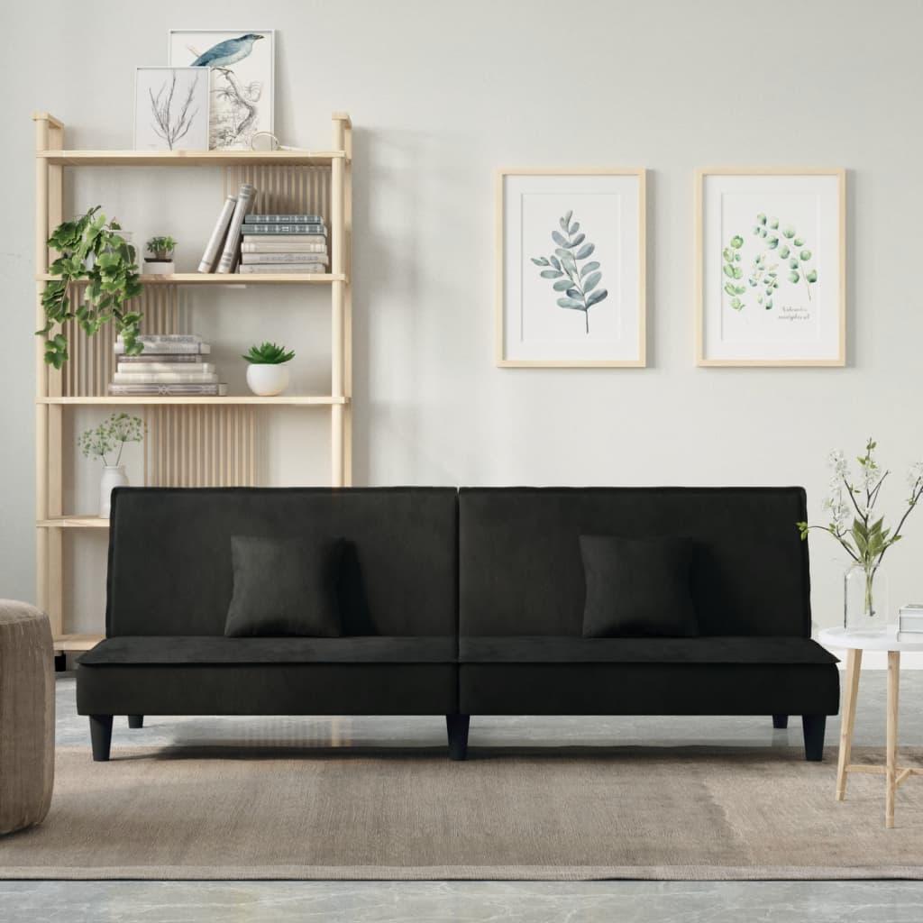 Sovesofa velour sort