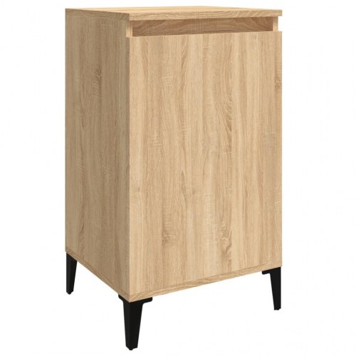 Sengeborde 2 stk. - 40×35×70 cm i konstrueret træ, sonoma-eg