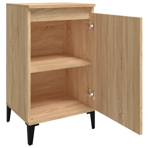 Sengeborde 2 stk. - 40×35×70 cm i konstrueret træ, sonoma-eg
