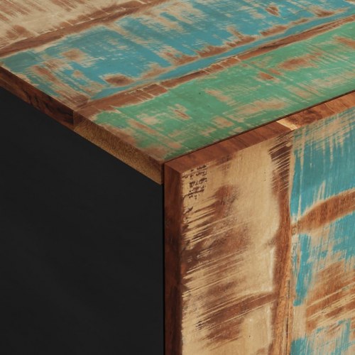 Tv-bord 105×33,5×46 cm i massivt genbrugstræ og konstrueret træ