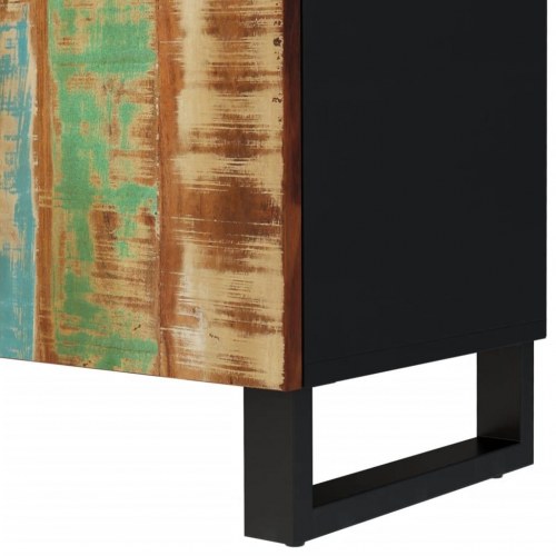 Tv-bord 105×33,5×46 cm i massivt genbrugstræ og konstrueret træ