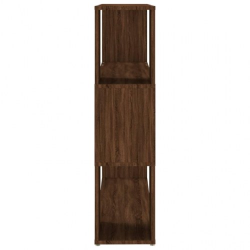 Bogreol/rumdeler 100x24x94 cm brun egetræsfarve