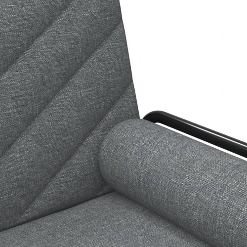 Sovesofa med armlæn stof mørkegrå