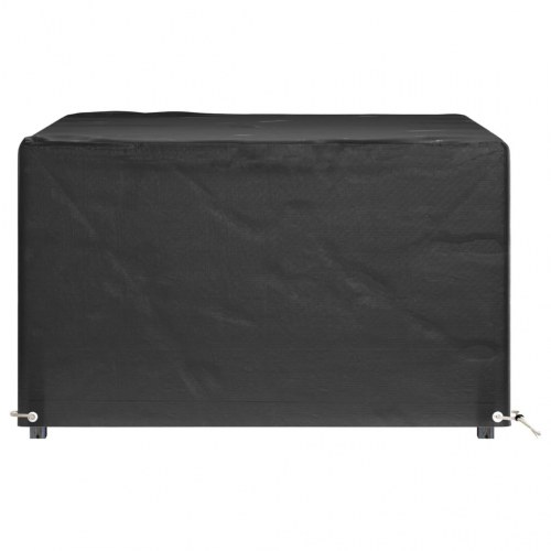 Havemøbelovertræk - 2 stk. firkantet 125 × 125 × 75 cm, vandafvisende, 8 øjer