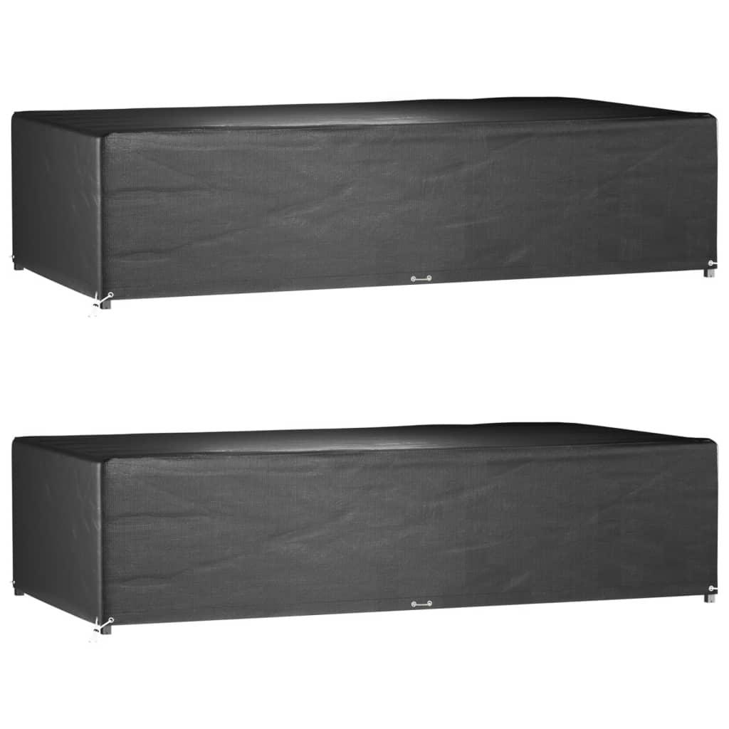 Møbelovertræk 4 Pers. Polyrattansæt 8 Huller 113X113 Cm - 2 / 315 x 160 x 75 cm