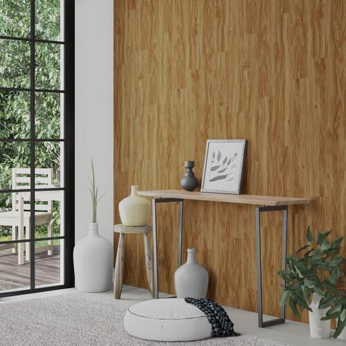Vægpaneler 4,12 m² trælook PVC brun