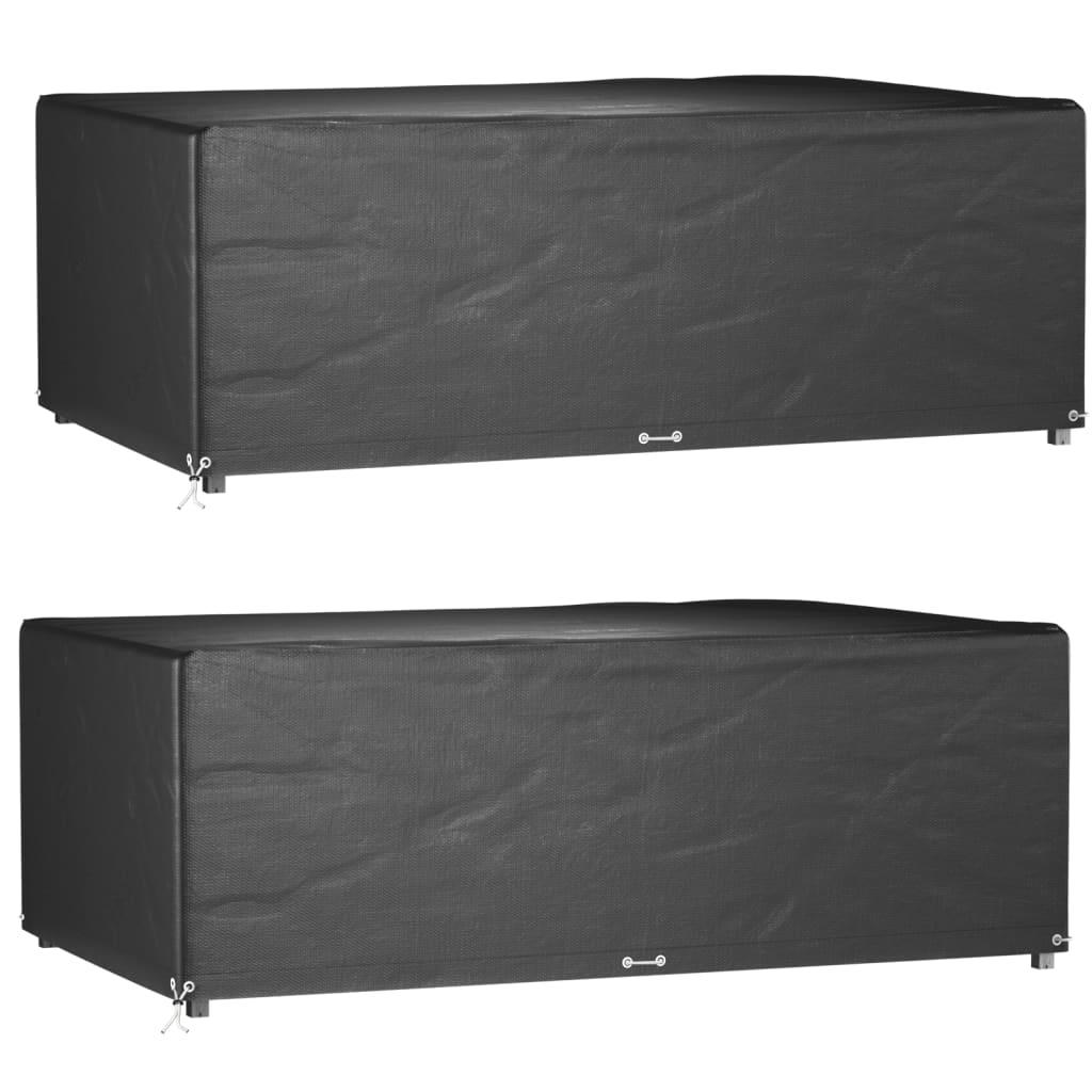 Møbelovertræk 4 Pers. Polyrattansæt 8 Huller 113X113 Cm - 2 / 213 x 132 x 75 cm