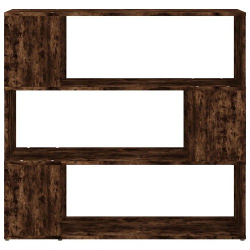 Bogreol/rumdeler 100×24×94 cm - røget egetræsfarve