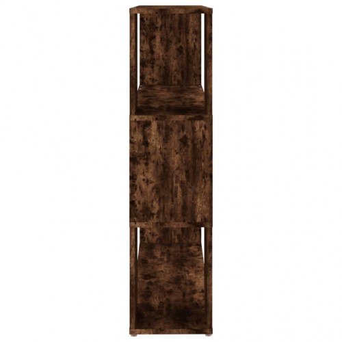 Bogreol/rumdeler 100×24×94 cm - røget egetræsfarve