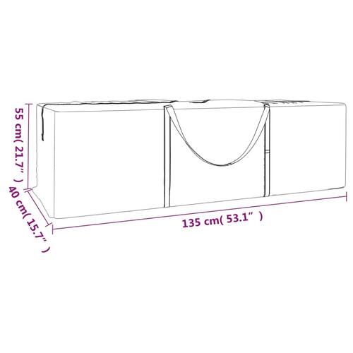 Hyndeposer 2 stk. 135x40x55 cm polyethylen sort