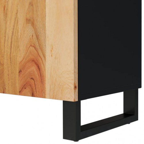 Tv-bord i massivt akacietræ - 105 × 33,5 × 46 cm