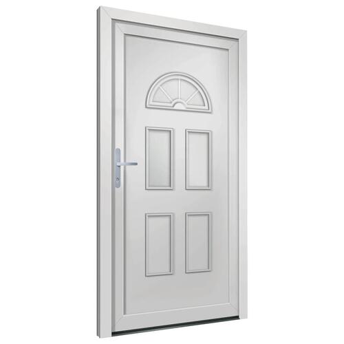 Hoveddør 88x208 cm PVC hvid