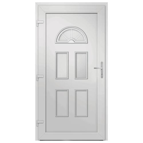 Hoveddør 88x208 cm PVC hvid
