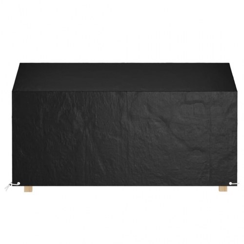 Overtræk til havebænk 210 x 70 x 70/88 cm - sort