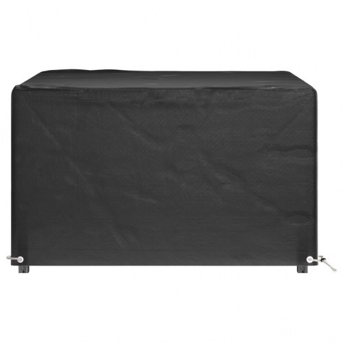 Havemøbelovertræk 132×132×80 cm - firkantet med 8 øjer