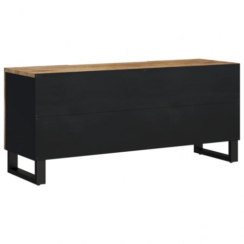 Tv-bord 105×33,5×46 cm i massivt mangotræ og konstrueret træ