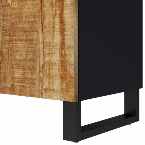 Tv-bord 105×33,5×46 cm i massivt mangotræ og konstrueret træ