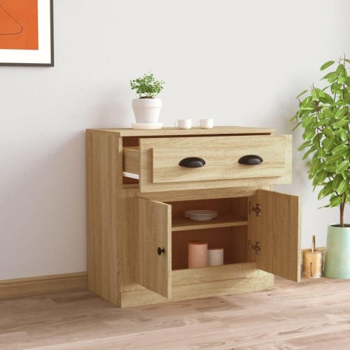 Skænk i sonoma-eg - 70 x 35,5 x 67,5 cm