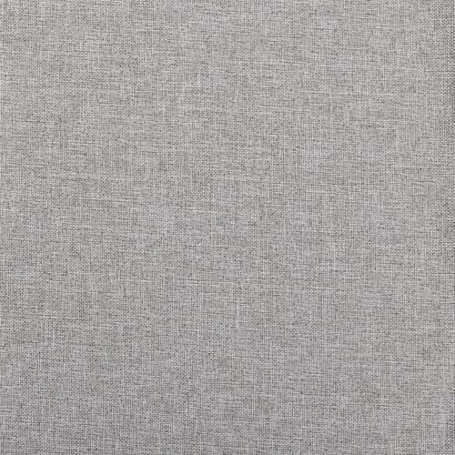 Mørklægningsgardin med kroge hør-look 290x245 cm grå